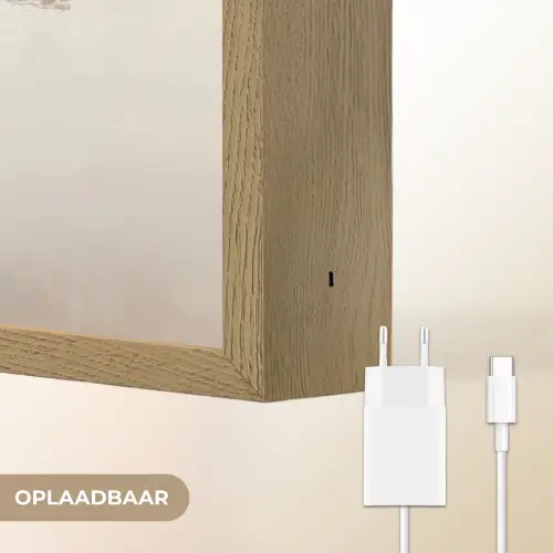 Boom - Oosterse stijl - Landschap Light Box met batterij (Wandlamp) middel -USP_websiteoplaadbaarNL