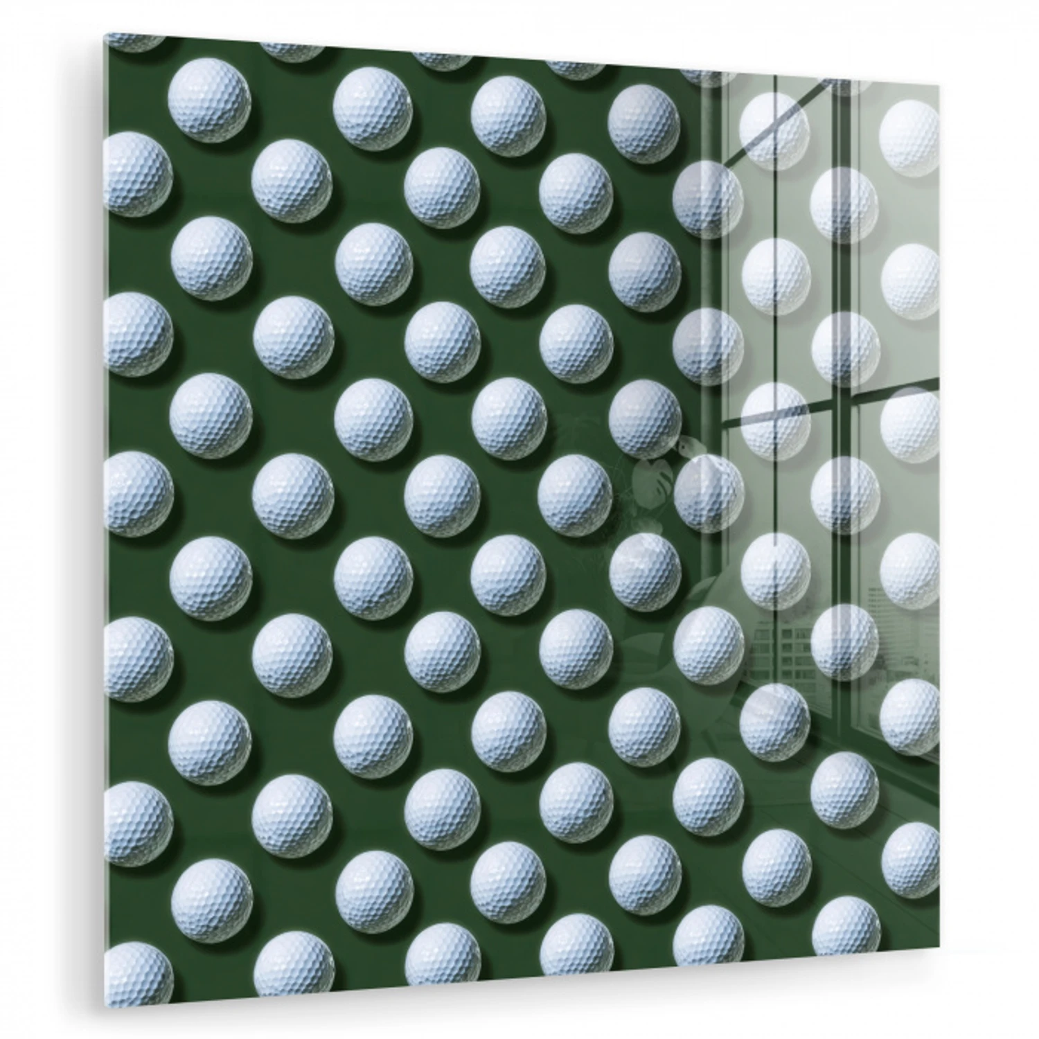 Ballen - Golf - Groen plexiglas 5mm klein 11 -zzzproduct_nieuw
