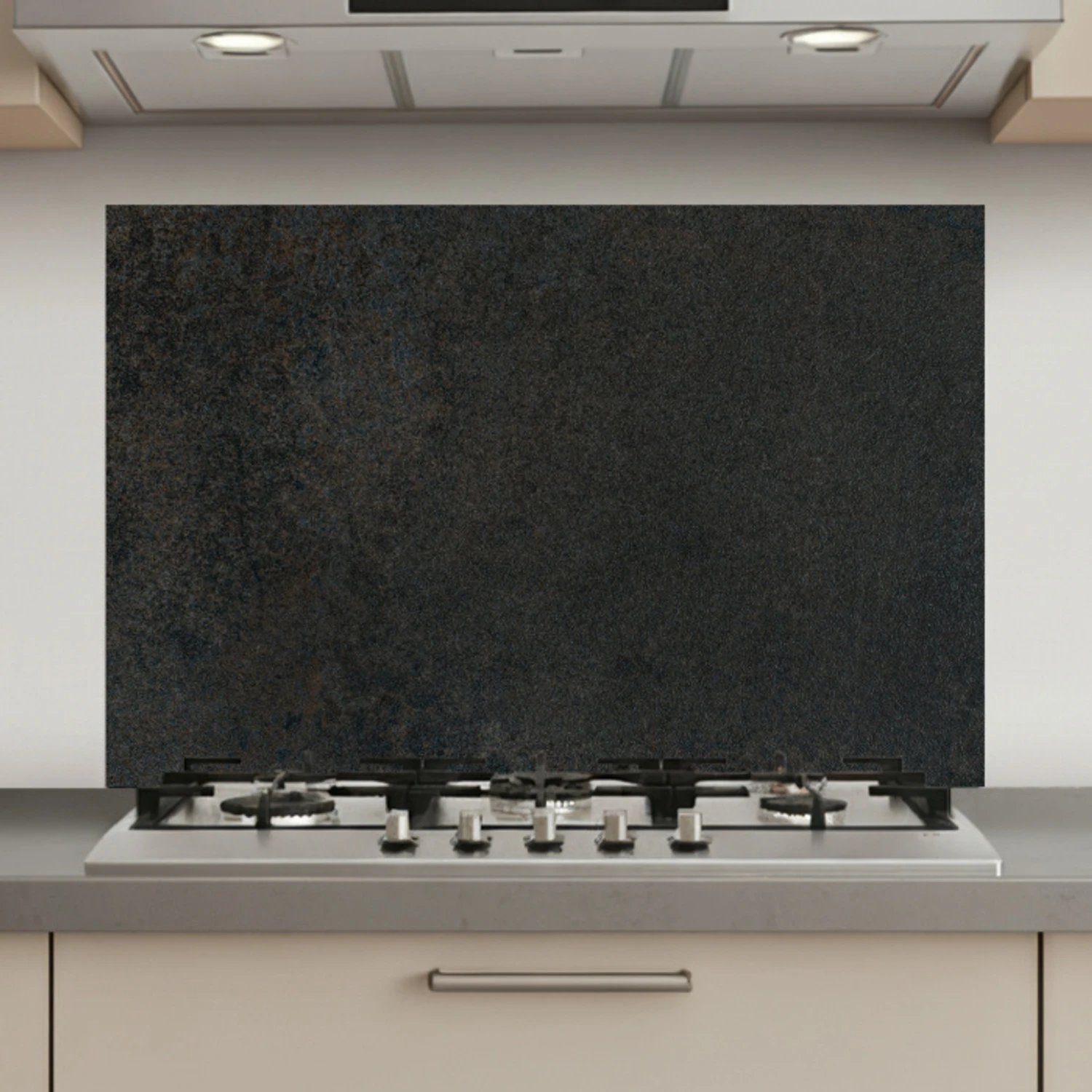 Industrieel - Beton - Grijs - Structuren - Retro keuken achterwand spatscherm klein -3d_website