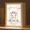 Eenhoorn - Dier - Kinderen - Unicorn Light Box met kabel klein -zzz_3d_website