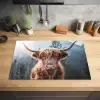 Schotse hooglander - Koe - Dieren - Berg - Natuur Inductie beschermer vinyl 3mm klein -sfeer5