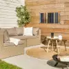 Hout - Planken - Gemengd tuinposter los doek klein -sfeer4