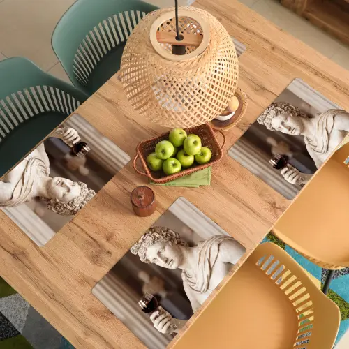 Klassiek - Marmer - Wijn Placemat vinyl groot -zzsfeer5_Kitchenyeah-website