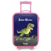 Tjibbe T-Rex Kinderkoffer - Roze klein -zz3dotto