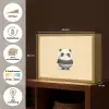 Panda - Beige - Minimalistisch Light Box met batterij (Wandlamp kind) middel -USP_websiteoverzichtNL