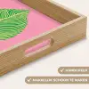 Illustratie - Blad - Minimalistisch - Groen Dienblad Rechthoek middel -USP_HandgreepNL