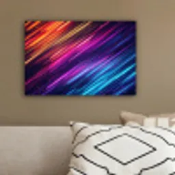 Snelheid - Kosmos - Kleurrijk canvas 2cm klein -sfeer3