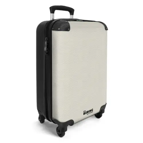Wit leer patroon NBS - Handbagage koffer - Kinderen Unisex middel -productfoto_3d