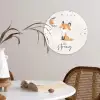 Quotes - Waterverf - Be strong - Kinderen - Vos - Dieren Wandcirkel kunststof plaat 5mm dik klein -sfeer4