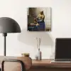 Het melkmeisje - Schilderij van Johannes Vermeer plexiglas 5mm klein -sfeer6