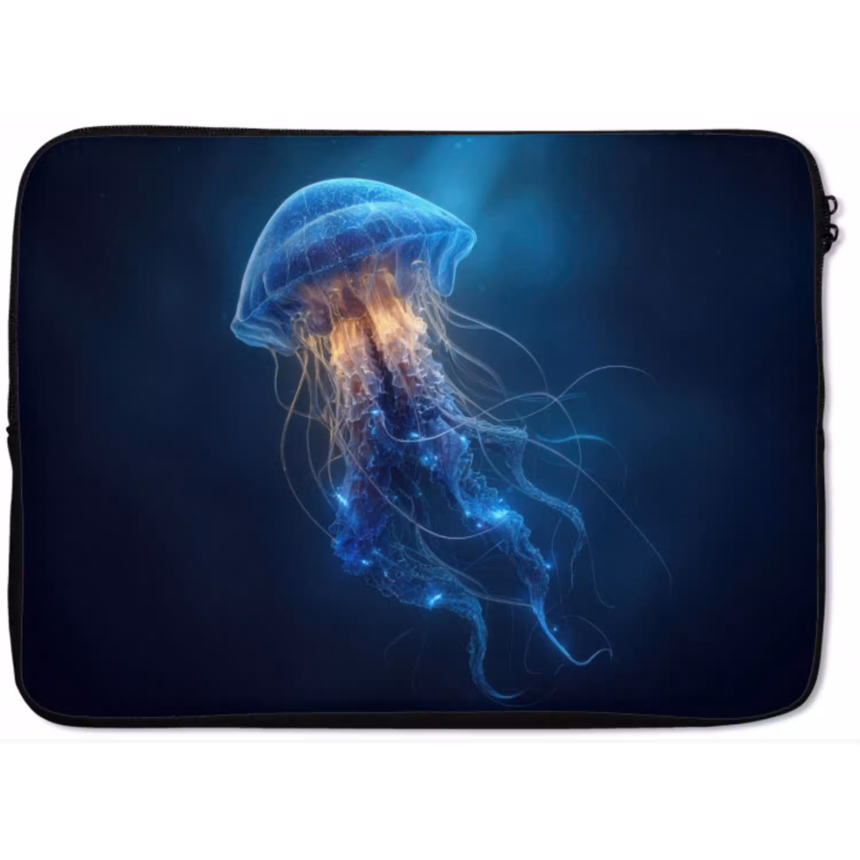 Kwal - Lichtgevend - Tentakels - Blauw laptophoes neopreen klein -zkaufland3dotto