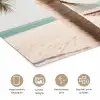 Hangmat - Palmbomen - Strand - Zee poster papier klein -closeup_NL