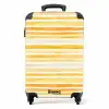 Strepen patroon geel NBS - Handbagage koffer - Kinderen Unisex middel -productfoto_recht