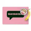 Roze - Tekstwolk - Groen - BLAH BLAH BLAH Placemat vinyl groot -zzzproduct_Kitchenyeah-website