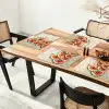 Mozaïek - Watermeloen - Rood - Pitten Placemat vinyl groot -zzsfeer4_Kitchenyeah-website