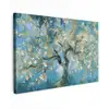 Amandelbloesem boom - Blauw - Abstract canvas 2cm klein -z3d