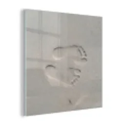 Voeten - Afdrukken - Zand plexiglas 5mm klein -z3d
