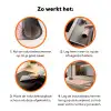 Vloeiend - Olieverf - Roze Inductie beschermer vinyl 3mm klein 276 -zzzzzzz-td-werking