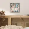 Kerst - Gnomen - Pastel plexiglas 5mm klein -sfeer4