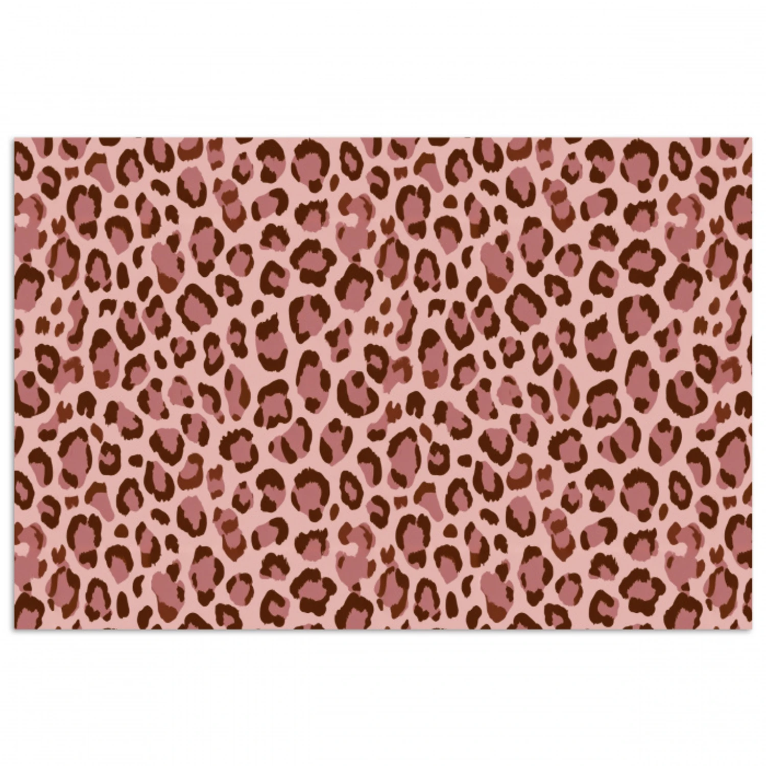 Luipaard - Patroon - Roze poster papier klein 62 -3d