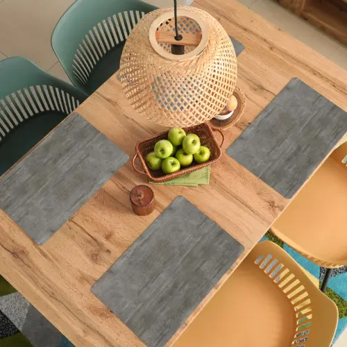 Structuur - Beton - Steen - Patronen Placemat vinyl groot 368 -zzsfeer5_Kitchenyeah-website