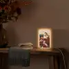 Kerst - Kerstman - Winter - Open Haard Light Box met kabel (Tafellamp) klein -sfeer4
