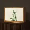Cactus - Groen - Minimalistisch Light Box met kabel (Tafellamp) klein -z3d_website