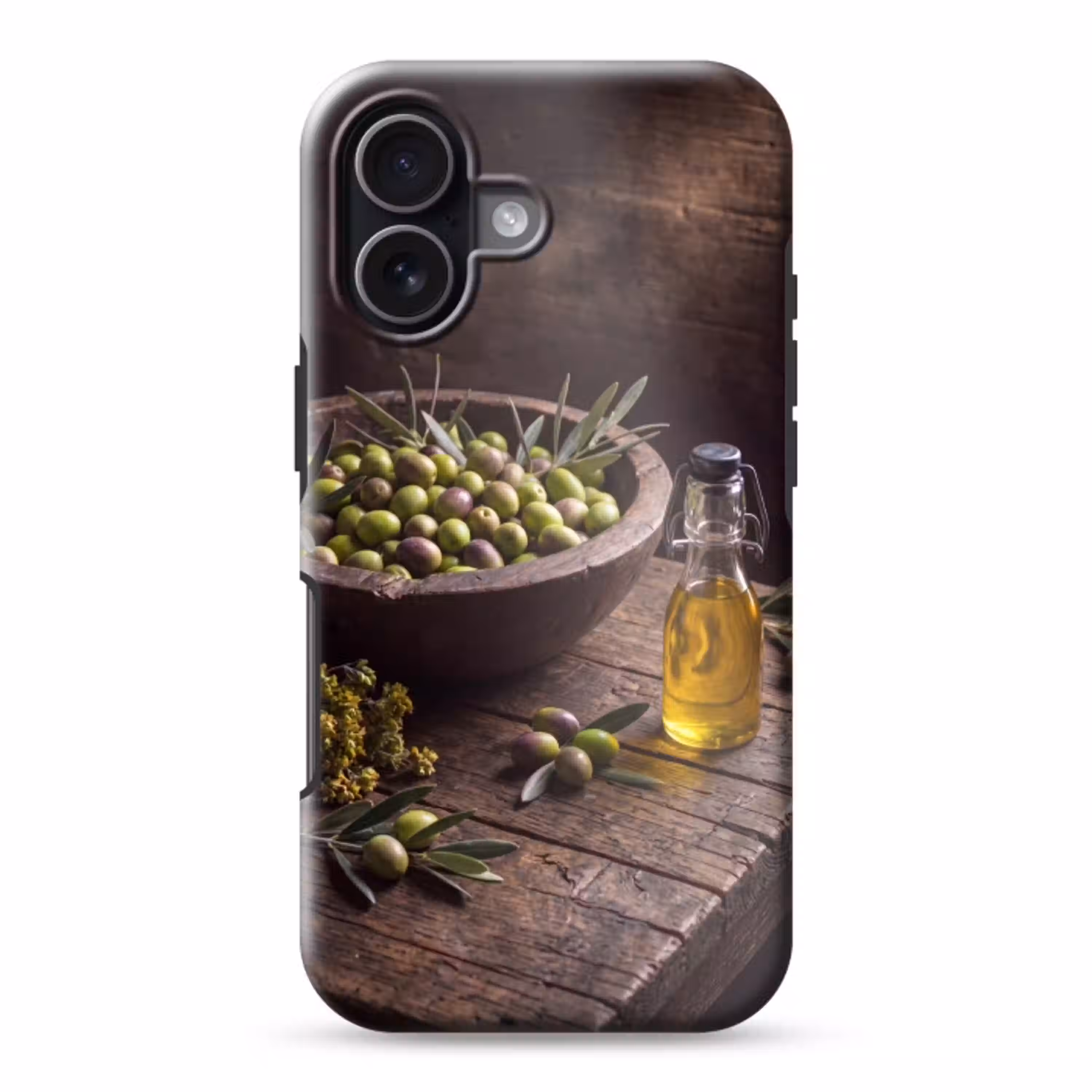 Olijven - Eten - Rustiek Toughcase MagSafe Apple iPhone 17 klein -3d