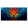 Sierglas - Boom - Rood - Vlakken Muismat XXL klein -3d_leeg
