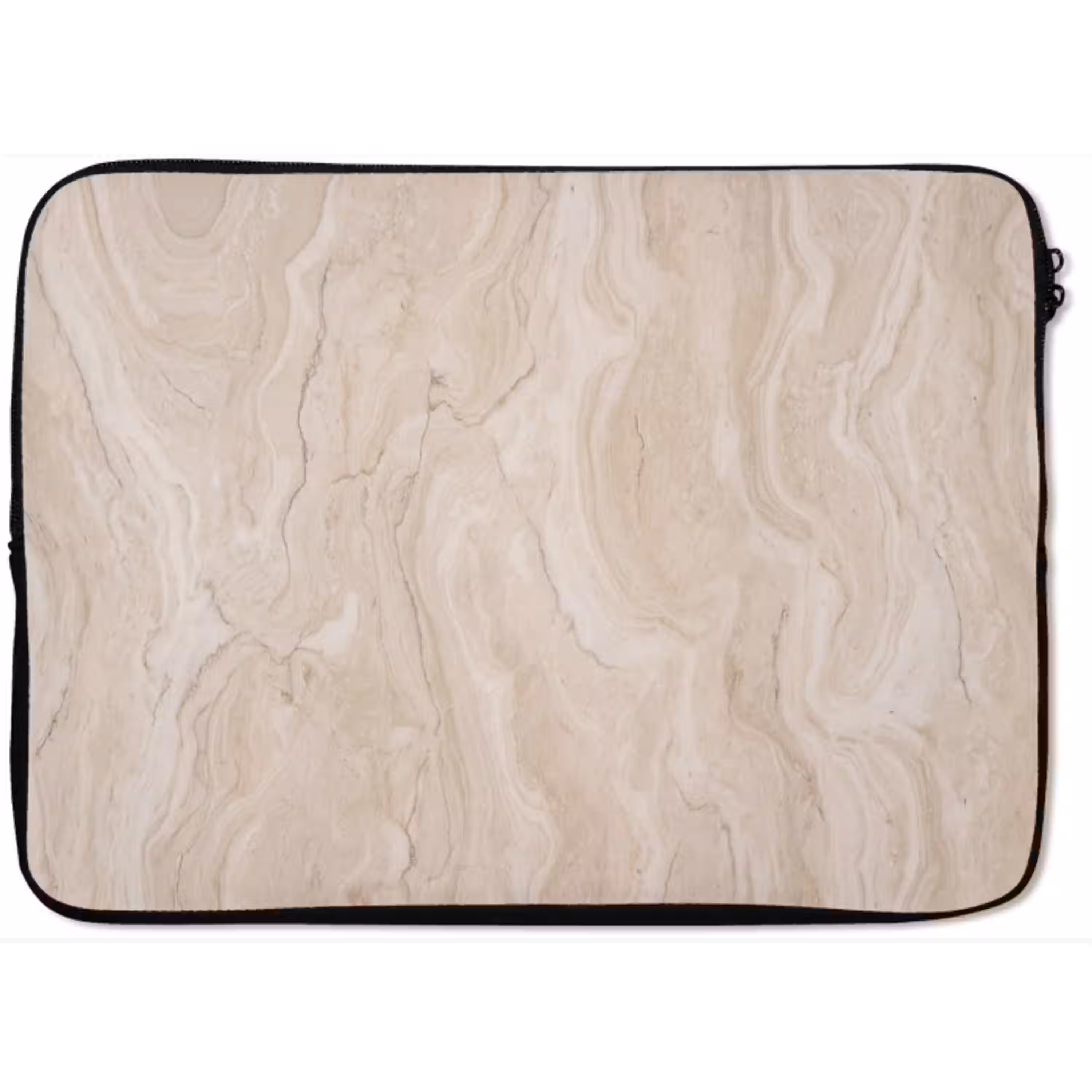 Marmer - Patroon - Beige - Steen - Abstract laptophoes neopreen klein -zkaufland3dotto