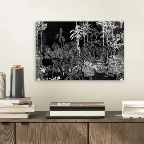Jungle - Bomen - Bladeren - Tropical plexiglas 5mm klein -sfeer1