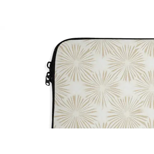 Abstract - Motief - Beige laptophoes neopreen klein 279 -detail