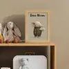 Olifant - Witte bloemen - Kindvriendelijk Light Box met kabel (Kinderlampje) klein -sfeer2_kind
