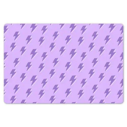Bliksem - Paars - Lila Placemat vinyl groot 368 -zzsfeer1_Kitchenyeah-website