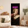 Quote - Neon - vrouw deurposter klein -sfeer2