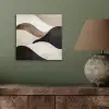 Golven - Abstract - Beige aluminium wit klein -sfeer2