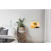 Illustratie - Palmboom - Zon - Heuvels textielposter latten blank klein -woonkamer