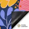 Kleurrijk - Bloemen - Abstract - Stippen Deurmat klein -antislip_NL