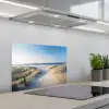 Duin - Meeuw - Strand - Zee - Zon keuken achterwand spatscherm klein -3d_schuin