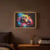 Graffiti - Sport - Auto - Formule 1 - Autosport Light Box met batterij (Wandlamp) middel -sfeer4