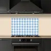Zee - Sfeer - Blauw - Wit keuken achterwand spatscherm klein 900 -sfeer1