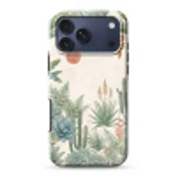 Woestijn - Planten - Groen Toughcase MagSafe Apple iPhone 17 Pro Max klein -3d