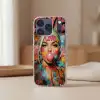 Vrouw - Kauwgom - Graffiti - Love Telefoonhoesje iPhone 17 Pro klein -sfeer2
