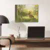 Konijn - Zonlicht - Bos PET vilt klein -sfeer5