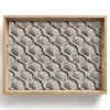 Zand - Schelpenvorm - Grijs Dienblad Rechthoek middel 911 -z3d_shopping