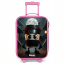 Capuchino Assassino Kinderkoffer - Roze klein -3d