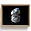Eten - Macarons - Delfts blauw - Koekjes Dienblad Rechthoek middel -z3d_shopping