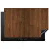 Hardhout - Patronen - Bruin Inductie beschermer vinyl 3mm klein 276 -3d