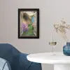 Doorkijk - Bloemen - Raam - Natuur fotolijst zwart zonder passe partout klein -sfeer4