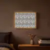 Zwart - Wit - Zebra - Patroon Light Box met batterij (Wandlamp) middel 907 -sfeer4